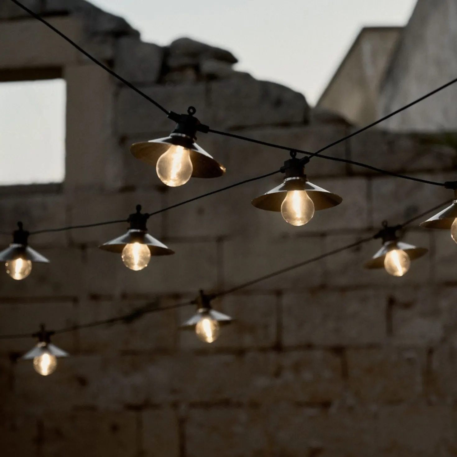 Ljusslinga Lampskärm 10 Ljuskällor 4,5m Stål