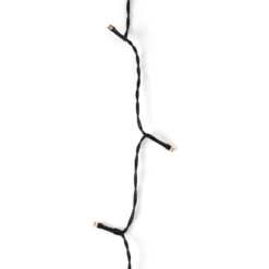 Ljusslinga 40 LED Batteri 3,9m Svart