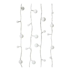 Ljusslinga 80 LED Boll 6,32m Transparent