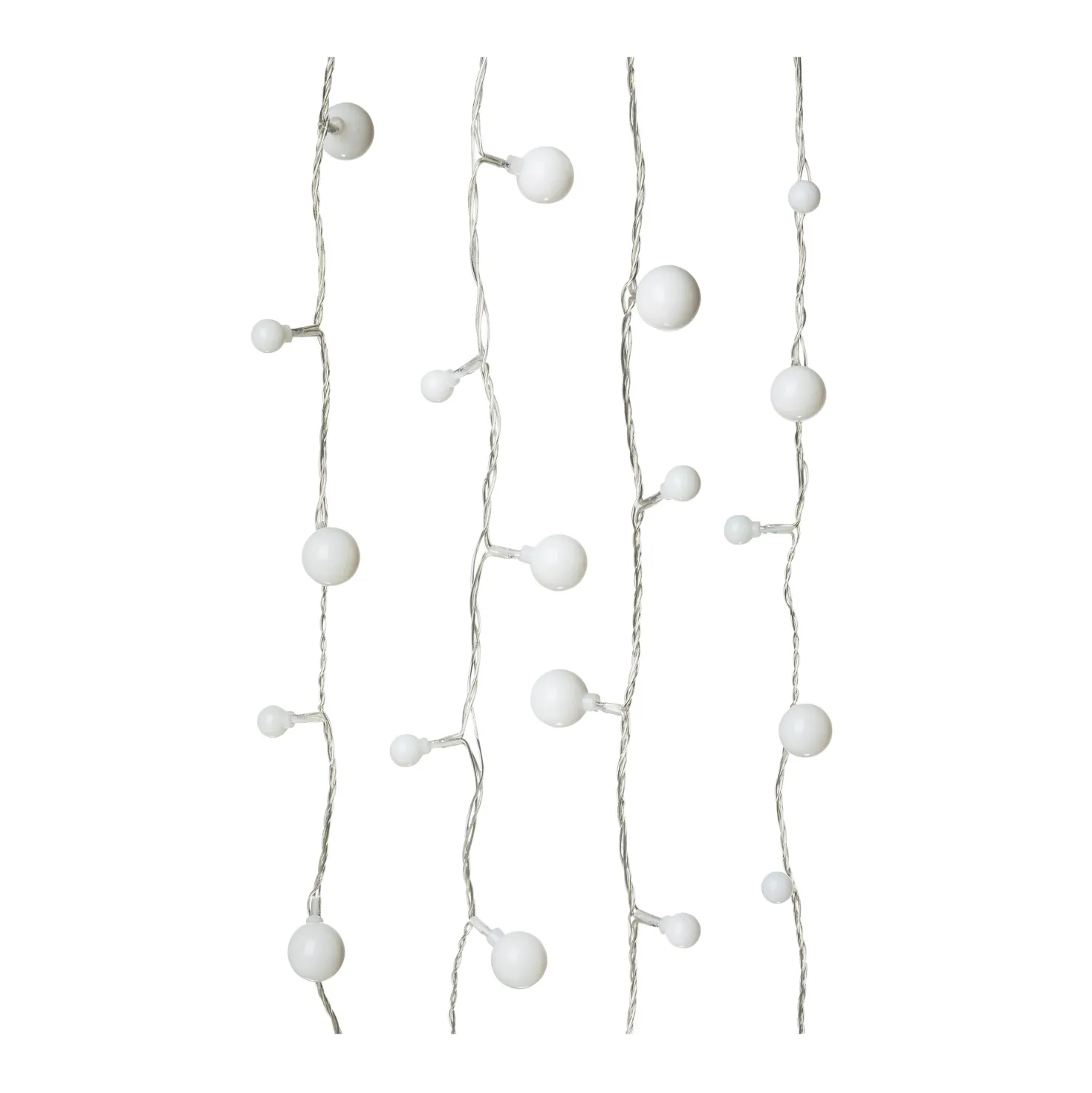 Ljusslinga 80 LED Boll 6,32m Transparent