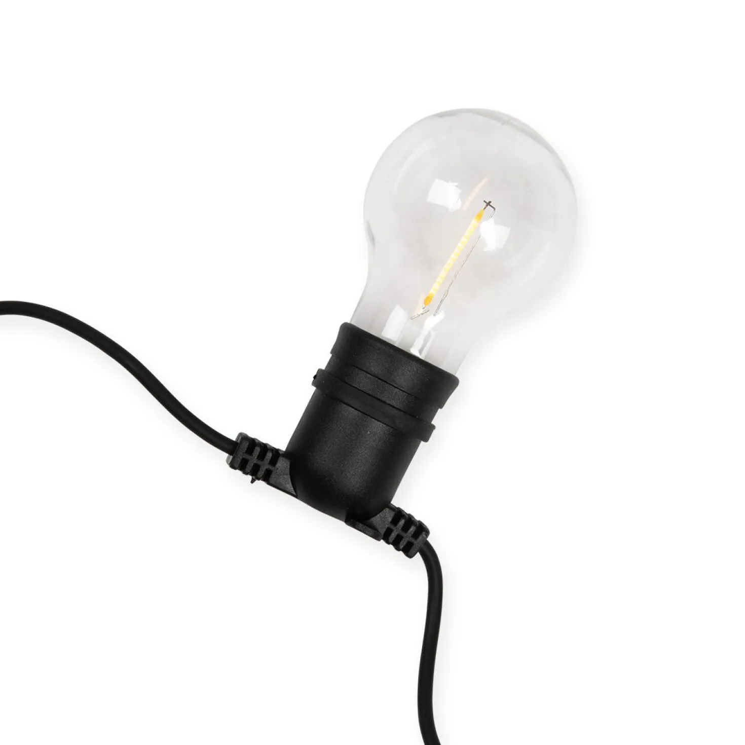 Ljusslinga 10 LED 5m Svart