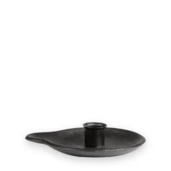 Ljusstake Gjutjärn 11x14cm Svart