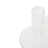 Ljusstake Glas 7,5x9,4cm Klarglas