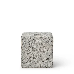 Ljusstake Granit 9x9cm Grå