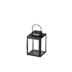 Lykta Metall 16cm Svart