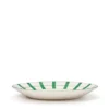 Serveringsfat Eve 34cm Handmålad Grön