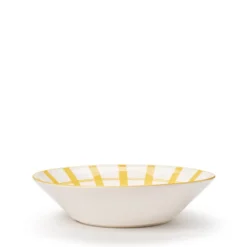 Serveringsskål Eve 30cm Handmålad Gul