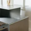 Sidobord Metall 30x45cm Rostfritt stål