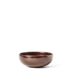 Skål Bruno Stengods 12cm Brun