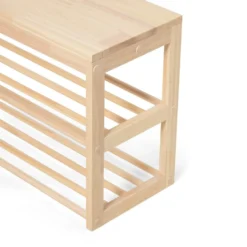 Sko/Sittbänk 86cm Trä