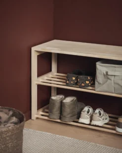 Sko/Sittbänk 86cm Trä
