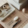 Skrivbordsförvaring Mono 8x8cm Beige