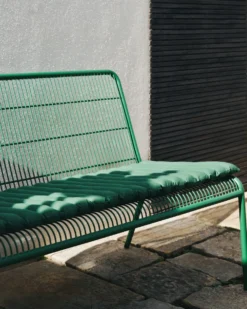 Soffa Palma Metall 126x72cm Grön