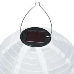 Solcellspendel Boll 25cm Vit