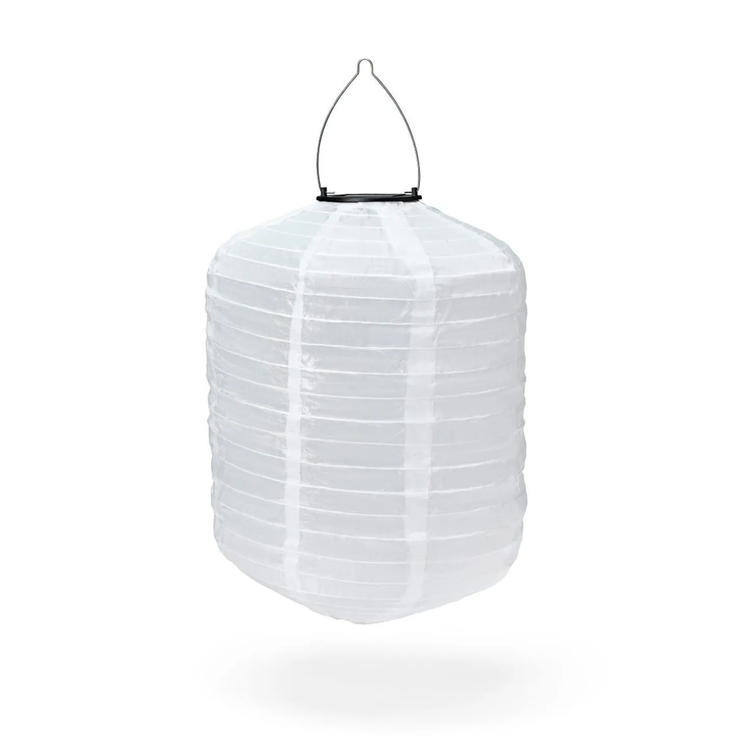 Solcellspendel Cylinder 25cm Vit