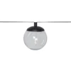 Solcellsslinga Globe 2,1m Transparant