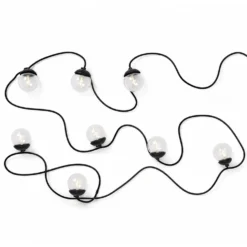 Solcellsslinga Globe 2,1m Transparant
