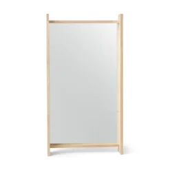 Spegel Trä 43x80cm Naturfärg
