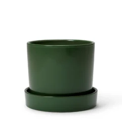 Stengodskruka/Fat 21 cm Glaserad Grön