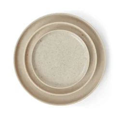 Tallrik Bruno 28cm Stengods Spräcklig Beige