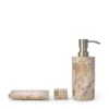 Tandborsthållare 4x4cm Marmor Beige