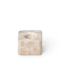 Tandborsthållare 4x4cm Marmor Beige