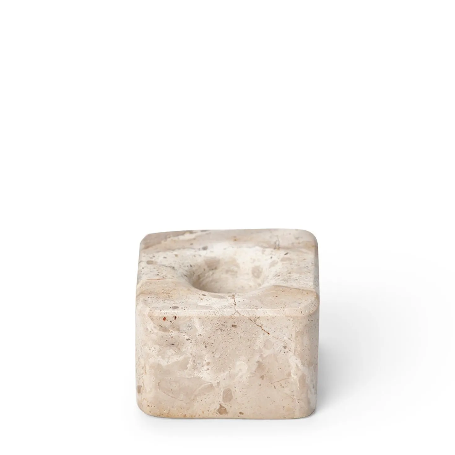Tandborsthållare 4x4cm Marmor Beige