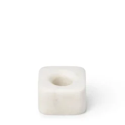 Tandborsthållare 4x4cm Marmor Vit