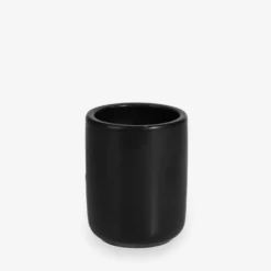 Tandborstmugg Matt Svart