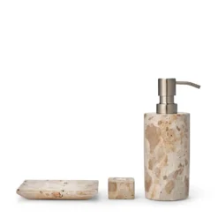 Tvålfat 9x12cm Marmor Beige