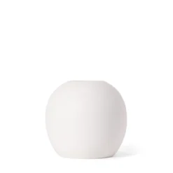 Vas Keramik Lovisa Rund Liten 15x14cm Vit